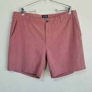 Faherty All Day Shorts in Sunrose